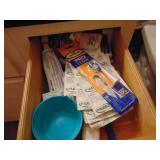 Contents of bath cabinets