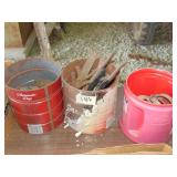 (3) Cans tools and Hardware