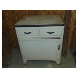 Harvest Cabinet W/Enamel Top