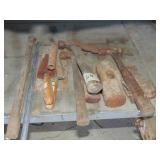 Lot of hammers, chisels, mallets, plus