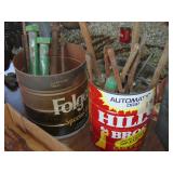 (2) Cans tools and hardware plus