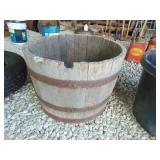 half barrell planter