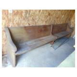 11.5 ft. long  Antique church pew