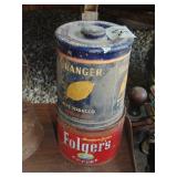 Folgers Coffee Can & Granger Pipe Tobacco