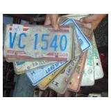 Bundle of (10) IL. License Plates 70