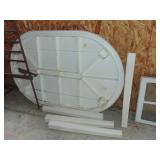 Plastic outdoor table