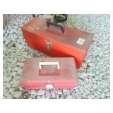 Air hammer with chisels and extra tool box