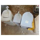 Lot of Mail and newspaper boxes