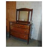 Antique Dresser With Mirror