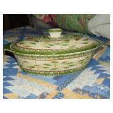Temptations casserole Pan & Kelloggs Cereal Bowls