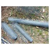 (3) Rolls of Chicken Fencing plus