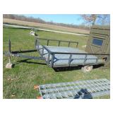 Small 1 axle Utility Trailer W/Ramps