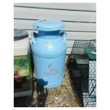 Embossed Danville IL. Painted Cream Can