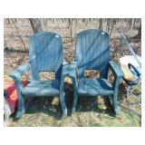 (2) Knock Down Patio rockers