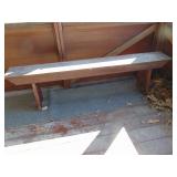 Wood Crock Bench