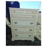 Yellow Painted Dresser