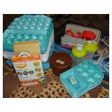 Lot of Egg Cooking & Storage, plus