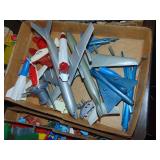 Flat full of Vintage Plastic Planes & Rockets