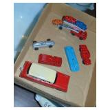 Flat full of Vintage Midge & Tootsie Toy Cars
