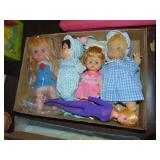 Flat full of Vintage/Retro Dolls