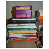 Large Stack of Cookbooks