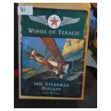 Ertl Metal Texico Oil Air Plane Bank