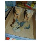 Vintage/Retro Bobble Head animals