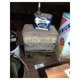 Lot of Antique Advertising Tins