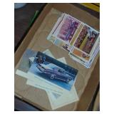 Vintage Racing Cards & 1965 Pymouth Postcards