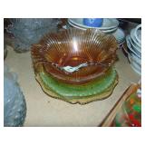 Lot of Depression Glass Plus