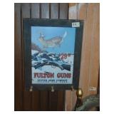 Fulton Guns Framed & Pegged Hanging Decor Sign