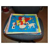 Lot of Vintage Picture Puzzles