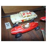 Marx Plastic Friction Car & Model Corvair