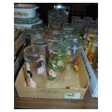 Flat full of Vintage Pepsi Collector Glasses
