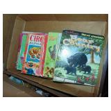 Flat full of Tell A Tales Vintage Storybooks