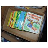 Flat full of Tell A Tales Vintage Storybooks