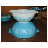 (2) Vintage Pyrex Cinderella Bowls