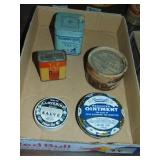 Flat full of Antique Mini Tins