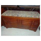Padded Cedar Bottom Chest