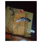 Vintage Handmade Toddler Size Chaps & Cap Gun