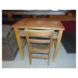 Vintage School Desk & Chair