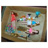 Flat full of Retro Dawn Dolls, plus