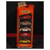 Package of Match Box  Coca-Cola Cars