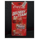 Package of Die Cast Coca-Cola Trucks
