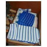 flat of kitchen towels & dish rags