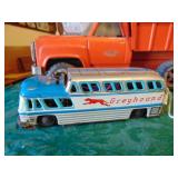 Tin Litho Type Greyhound Bus