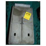 Art Deco Era Aluminum Mailbox