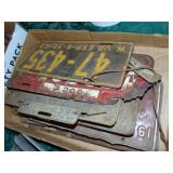 Old License Plates (Indiana, West Virginia)