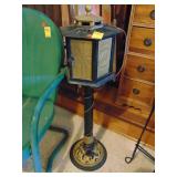 Indoor Tin Lamp On Stand (AS IS)