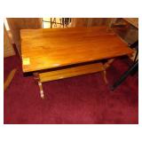Small oak coffee table